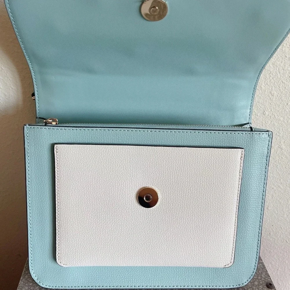 NWT Kate Spade Remi Daisy Embroidered Leather Chain Crossbody in Aphrodite - Picture 8 of 12